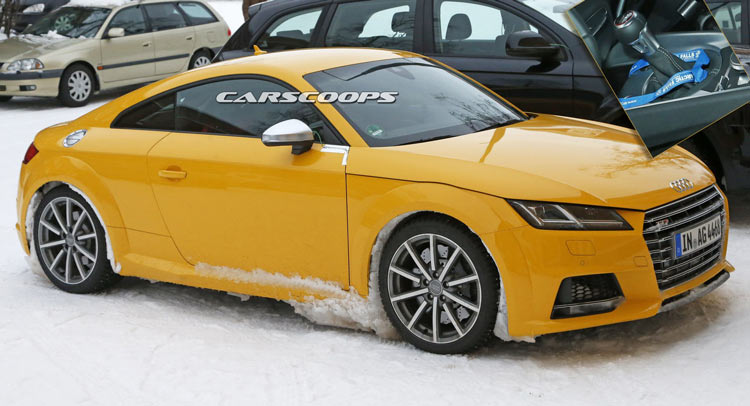  Audi Spied Testing New TT RS With Manual Gearbox