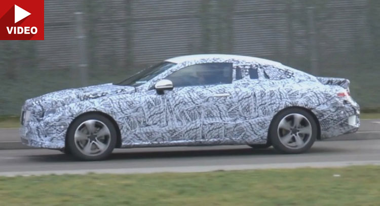  Mercedes-Benz Continues Testing New E-Class Coupe