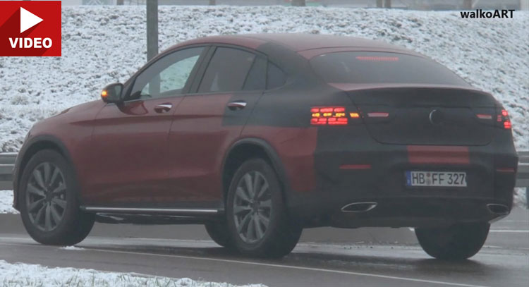  Scooped Mercedes-Benz GLC Coupe Drops More Camo