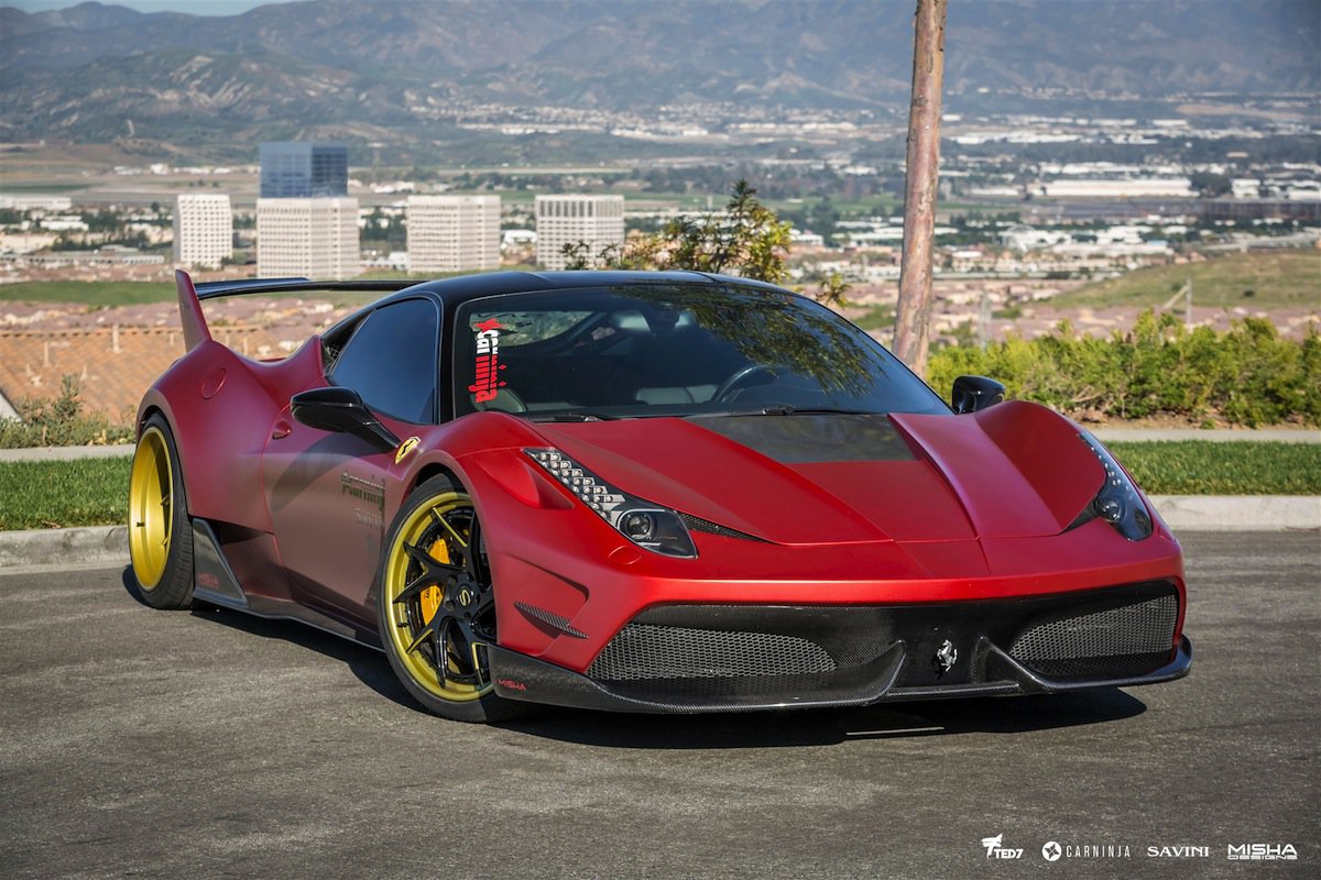 Ferrari 458 Italia prior Design