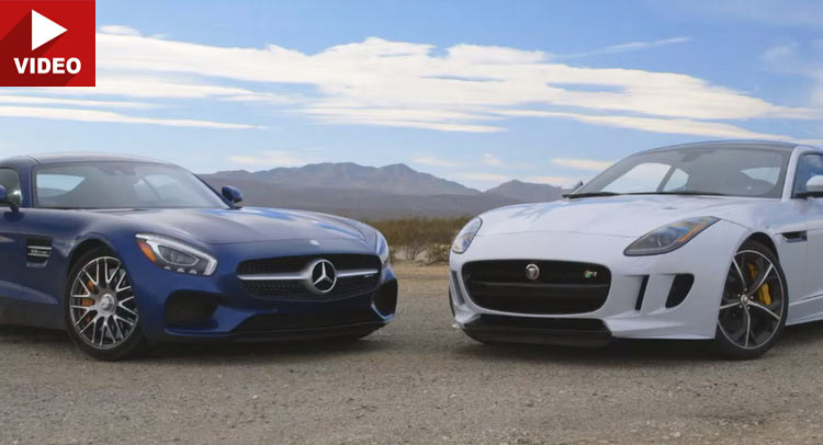  Jaguar F-Type R Pounces At Mercedes-AMG GT S