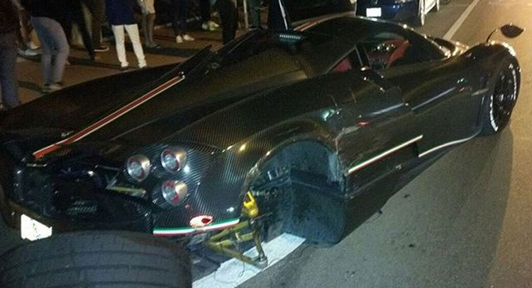  Pagani Huayra La Monza Lisa Crashed In Miami