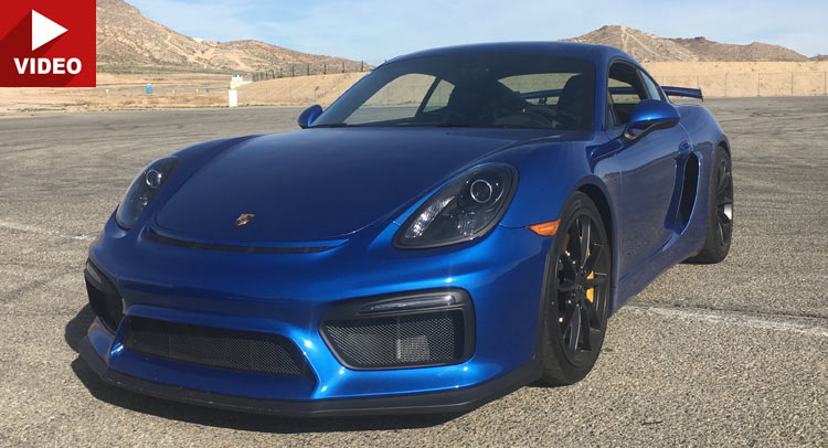  Potent Porsche Cayman GT4 Tackles Willow Springs