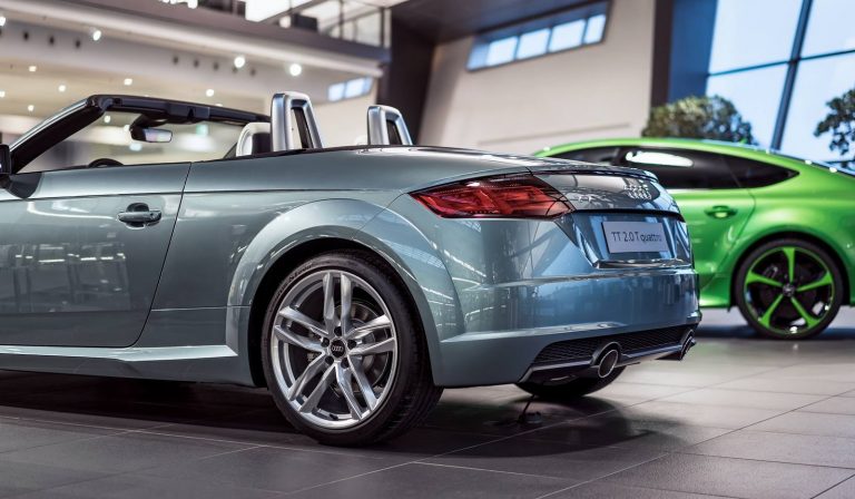 Audi Exclusive TT Roadster In Morning Dew Green Pearl Effect Hue Poses ...