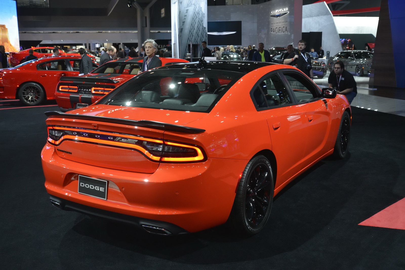 Dodge Charger And Challenger Go Mango At New York Carscoops