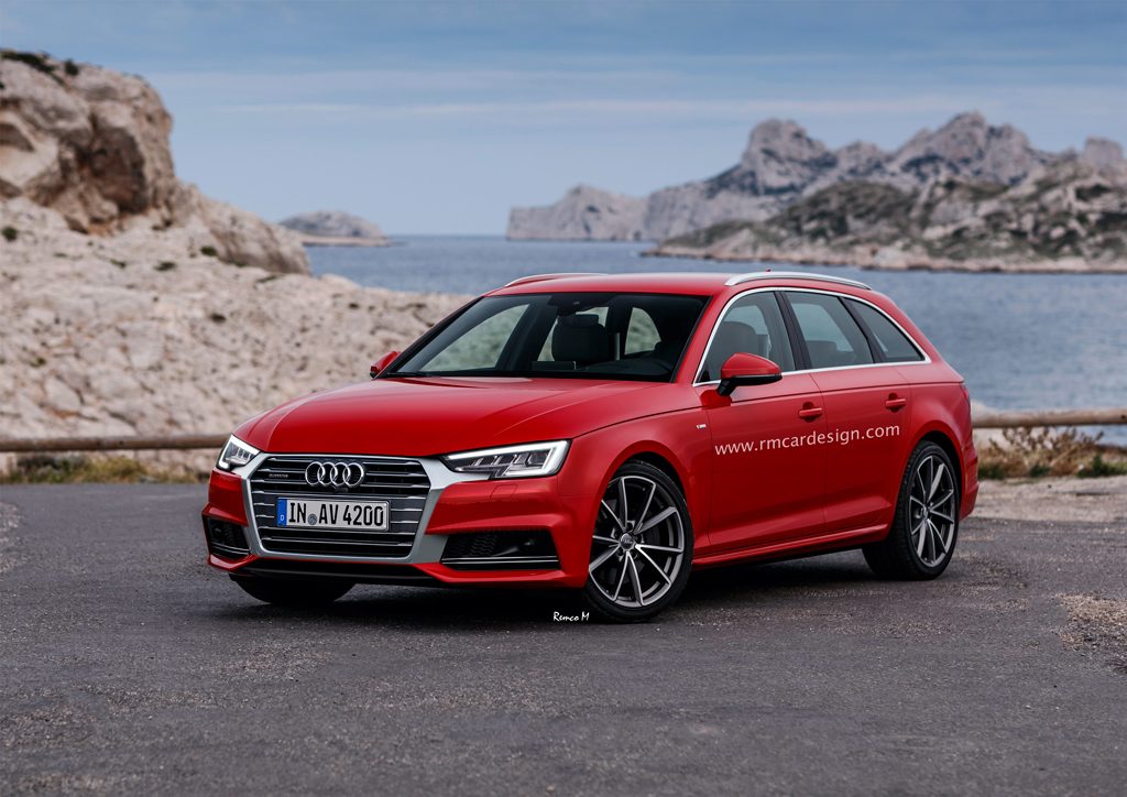 All-New Audi A4 Avant B9 Facelift Rendered Already | Carscoops