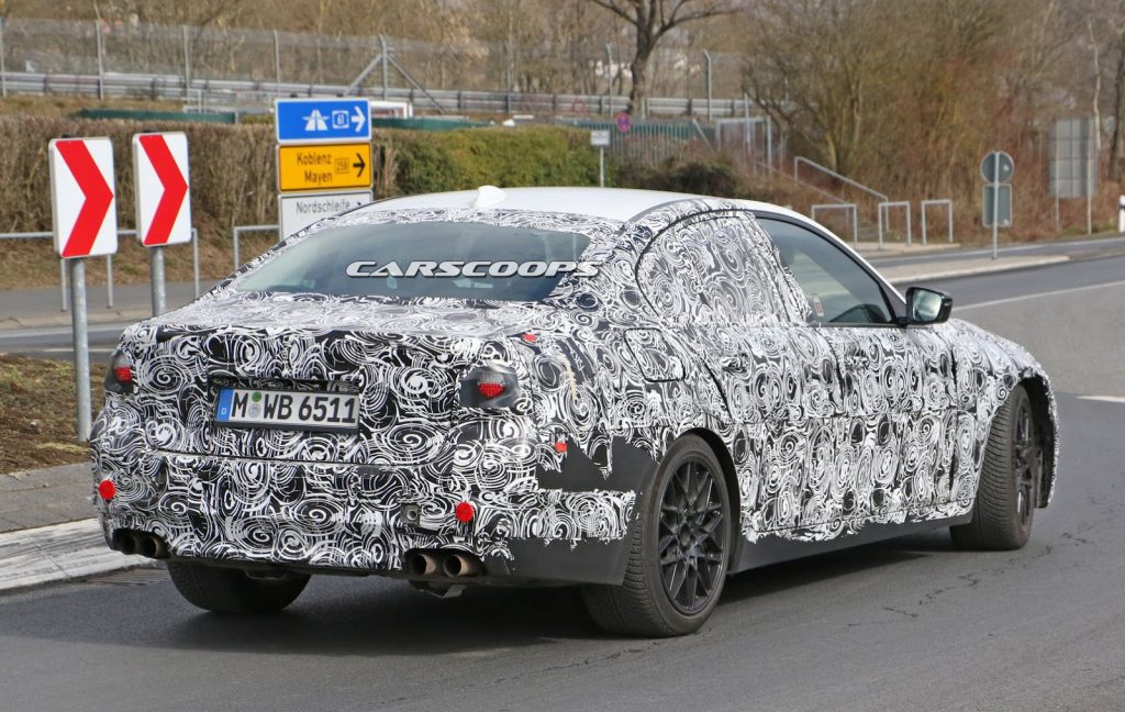 2017 BMW M5 Spied With Slightly Less Camouflage | Carscoops