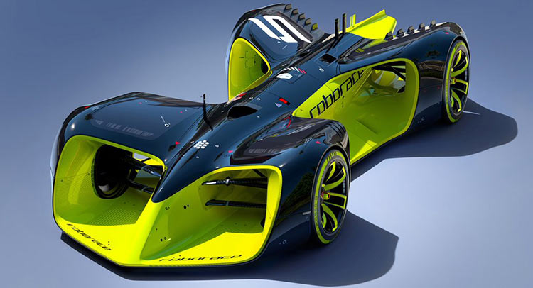  Roborace Is The World’s First Self-Driving Race Car Concept