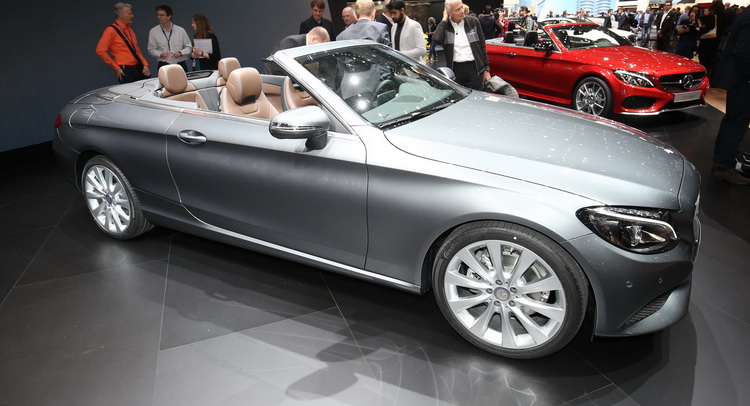  Mercedes-Benz’s First Ever C-Class Convertible Drops By Geneva