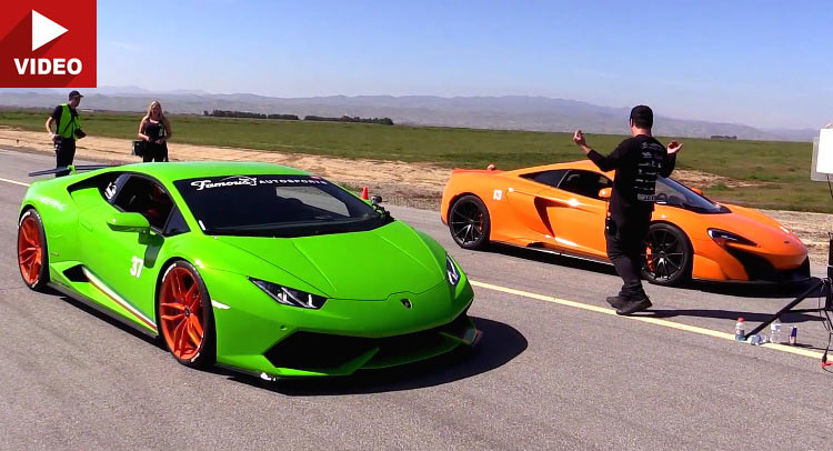  McLaren 675LT Takes On Supercharged Huracan