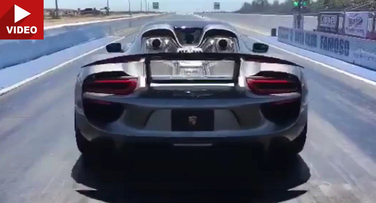  Stock 918 Spyder Completes 1/4 Mile Run In 9.7 Sec