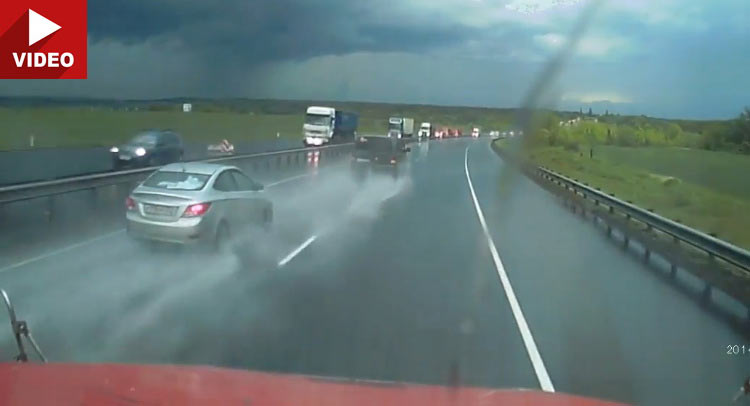  Aquaplaning Is A Cold And Formidable Foe On The Highway