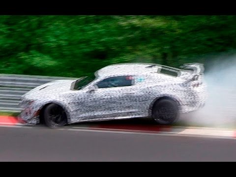  2018 Camaro Z/28 Prototype Crashes On Camera At The Ring