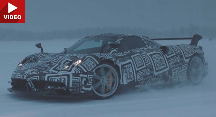  Watch The Pagani Huayra BC Being Tested In The Snow