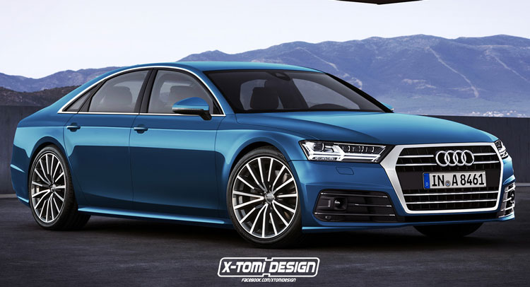  Next-Gen Audi A8 Drops Its Camo In New Rendering