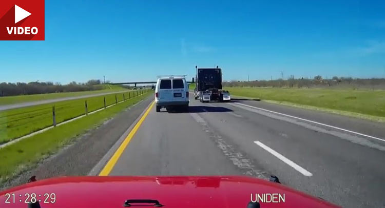 Plumbing Van Blocking Fast Lane Gets Wake-Up Call | Carscoops