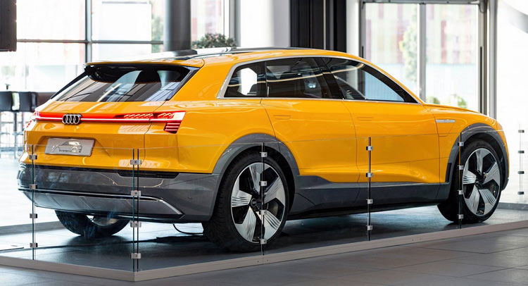  Hydrogen-Powered H-Tron Quattro On Display At The Audi Forum