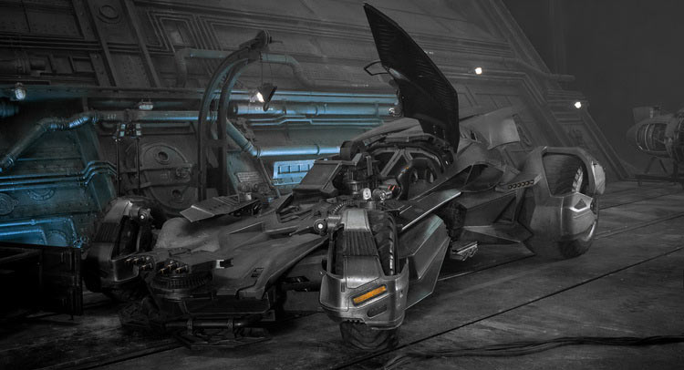  First Look: Upgraded Batmobile Ready For Justice League Action