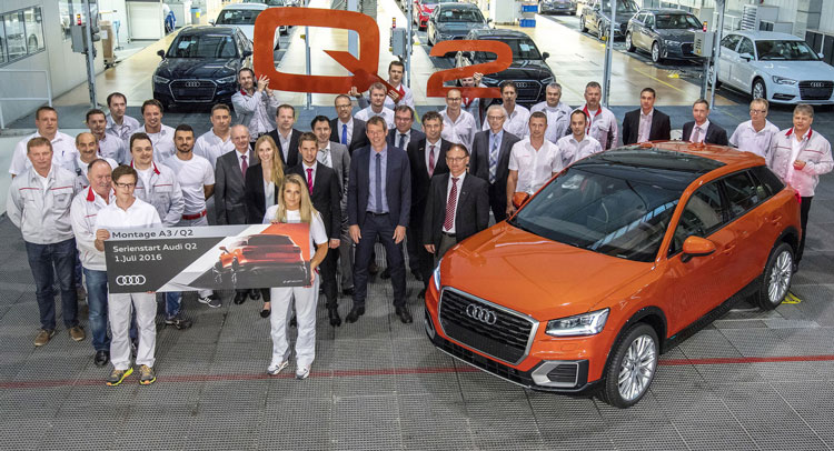  Audi Q2 Production Commences In Ingolstadt