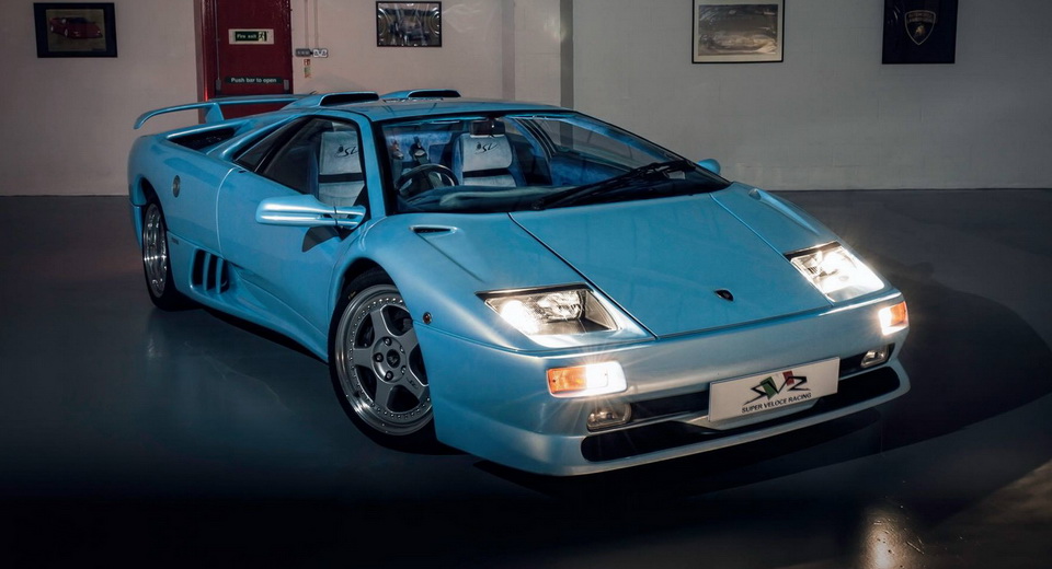  Ice-Blue Lamborghini Diablo SV Is The Hairy-Chested Supercar We’d Love To Own