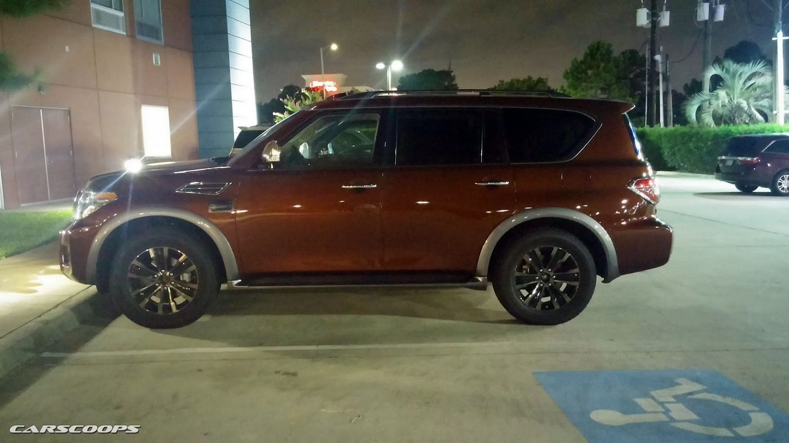 2017 Nissan Armada Snapped By Reader Hanging Out In Houston