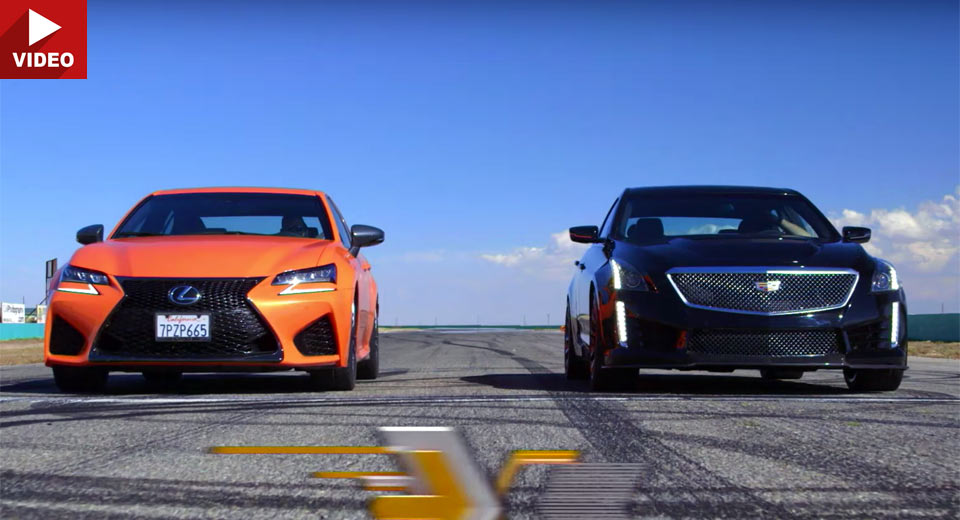  Can The Lexus GS F Hold Its Own Against The Cadillac CTS-V?