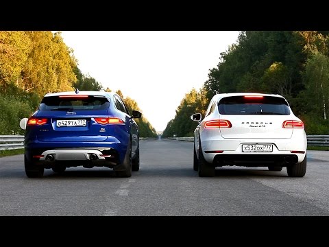  Video: Jaguar F-PACE Faces Off Against Porsche Macan GTS