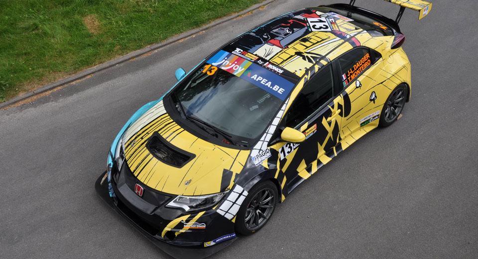  Michel Vaillant Inspired Honda Art Car Debuts On The Track This Weekend