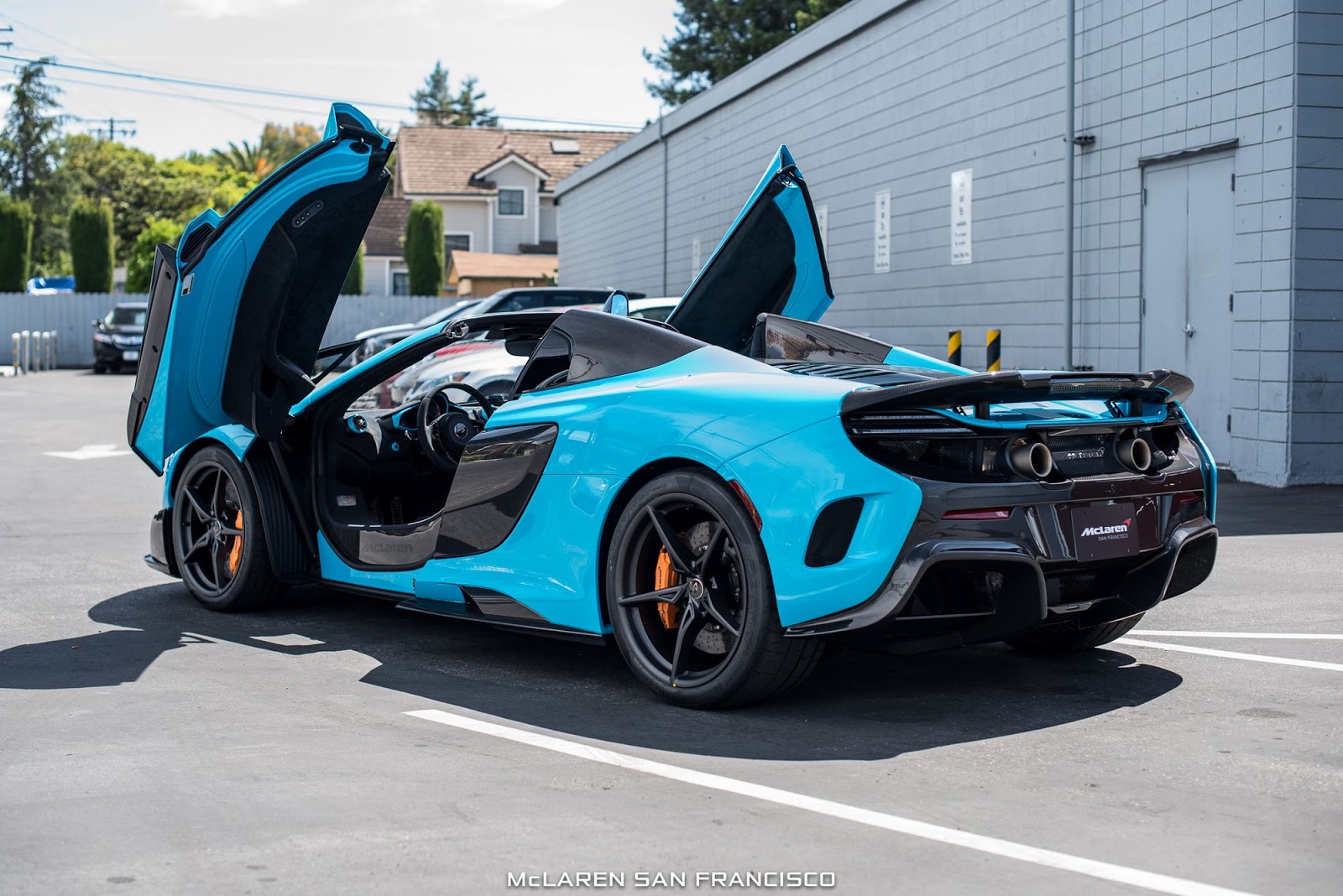 Fistral Blue Mclaren 675lt Spider Is The Most Stunning Thing You Ll See All Day Carscoops