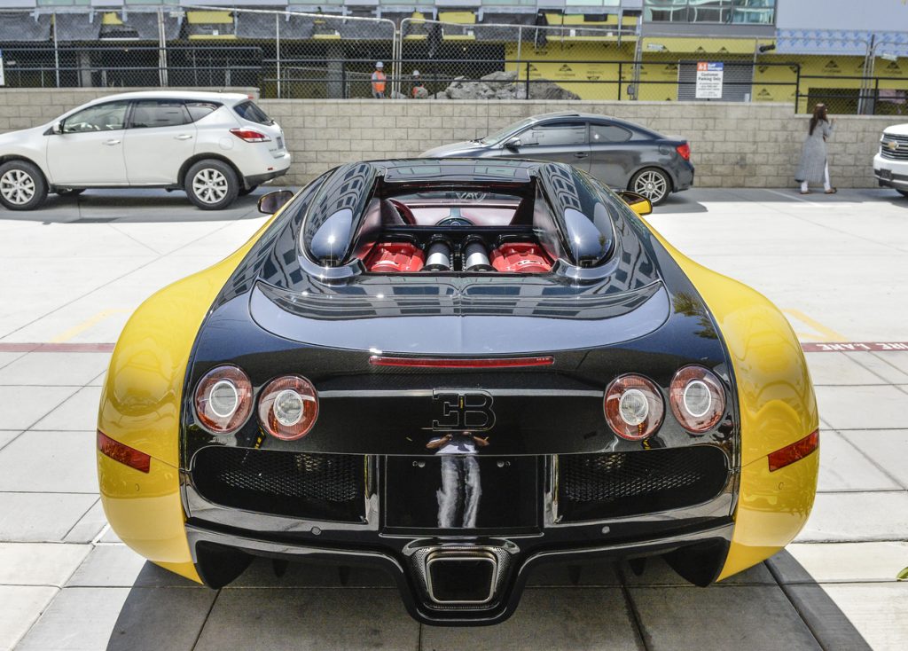 Bugatti Veyron Grand Sport Puts On Its Bumblebee Suit In L.A. | Carscoops