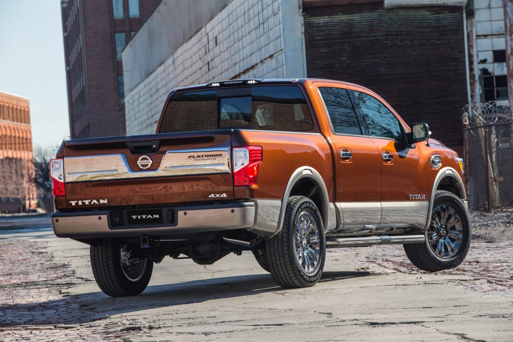 Nissan announces U.S. pricing for 2017 TITAN gasoline models