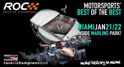 Marlins Park roof to be closed for 2017 Race Of Champions