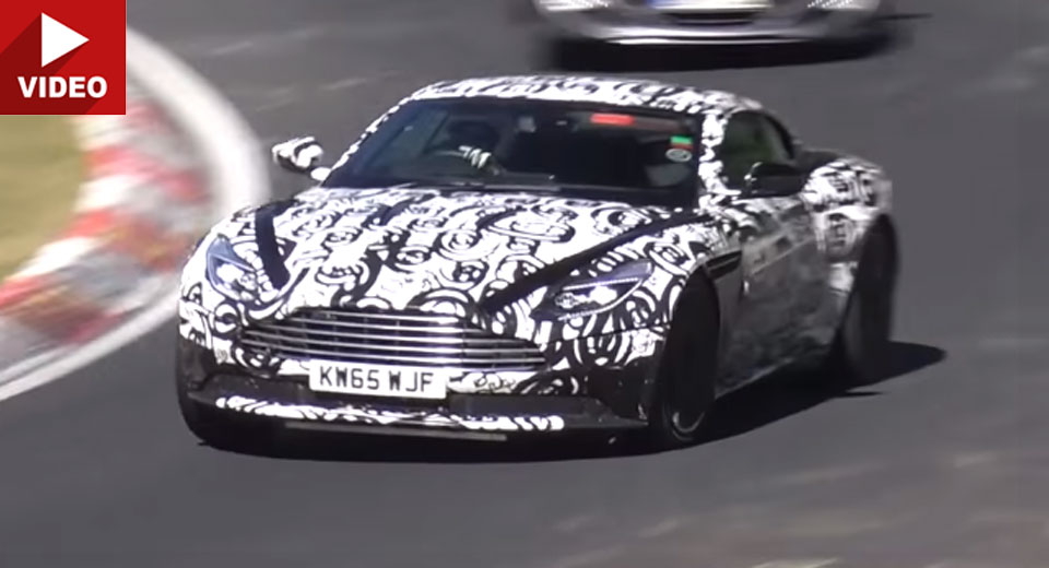  Aston Martin Tests AMG V8-Equipped DB11 At The Nurburgring