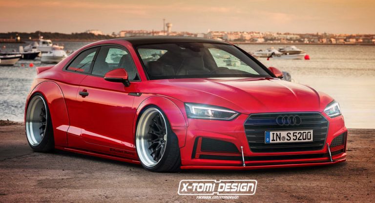 All-New Audi S5 Puts On Digital Rocket Bunny Aero Kit | Carscoops