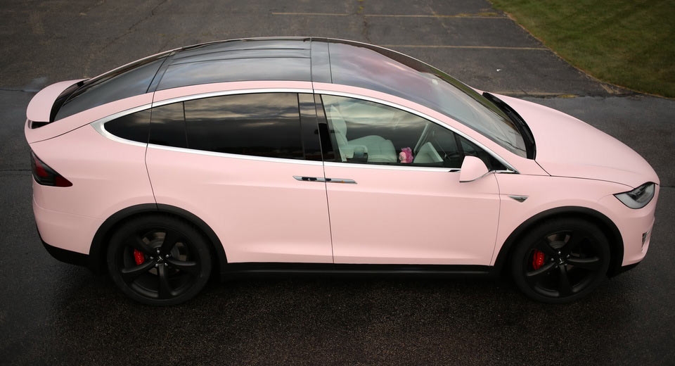 This Tesla Model X Owner Really Loves The Color 'Pink' | Carscoops