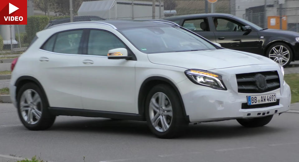  Facelifted Mercedes-Benz GLA Testing Its Way Into A 2017 Unveil