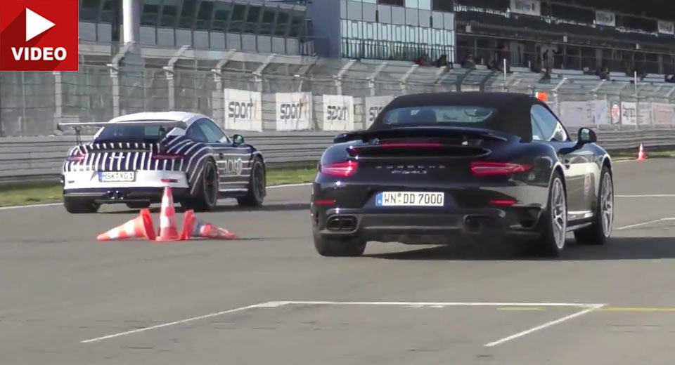  Porsche 911 GT3 RS Drag Races Turbo S, Merc GT S, Corvette Z06