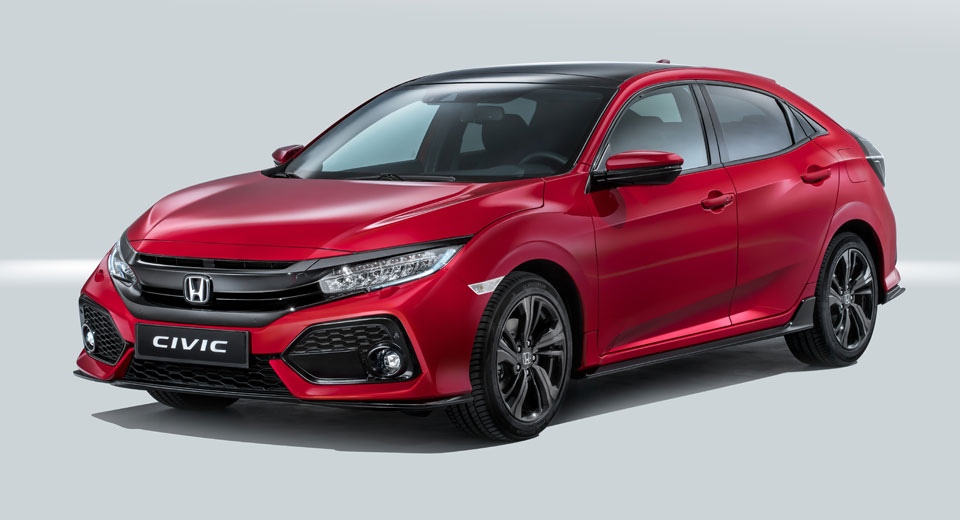  Europe Receives Its 2017 Honda Civic Hatchback At Paris