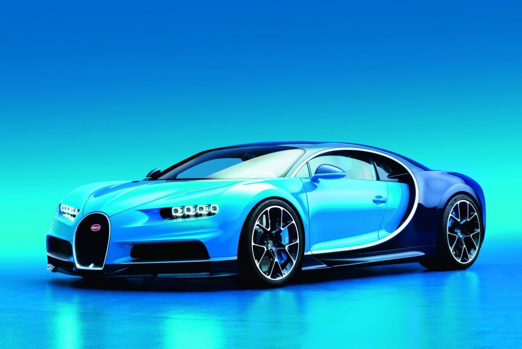 Baby Blue Bugatti Chiron Shows Immaculate Spec, Spotted in Dubai