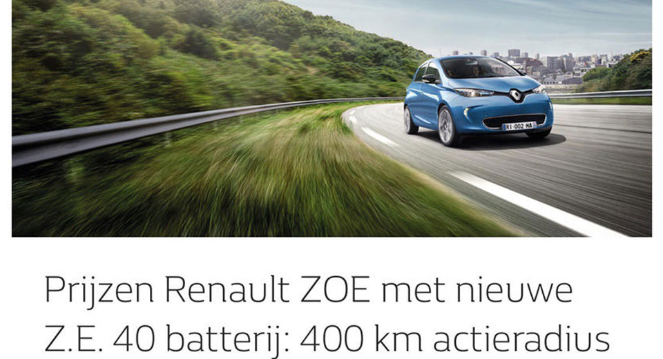  Revised Renault Zoe Leaks With 400 km Range