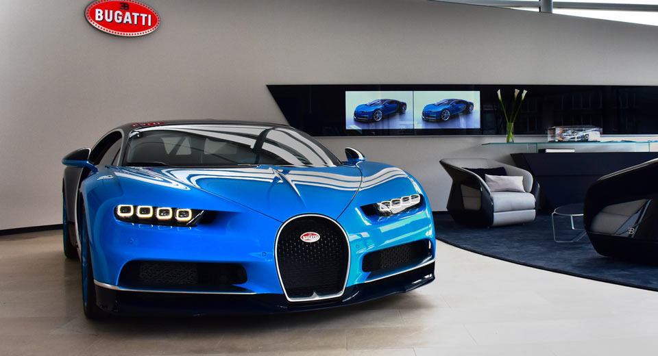  Chiron Proudly Sits In Redesigned Bugatti Zurich Showroom