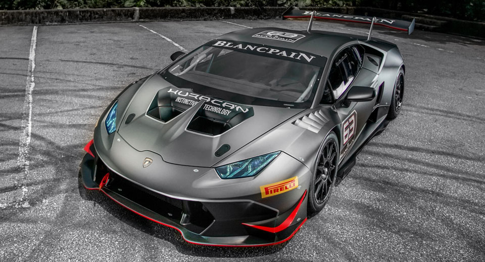 stealthy lamborghini huracan super trofeo lands in hong kong carscoops stealthy lamborghini huracan super