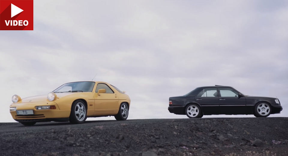  A Mercedes 500E And A Porsche 928 Is The Ideal ‘80s V8 Couple