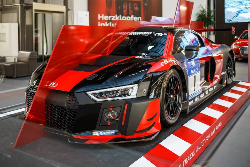 Half Road Car, Half Raceer Audi R8 On Display In Neckarsulm | Carscoops