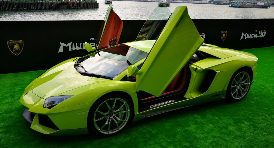  Verde Scandal Lamborghini Aventador Miura Homage Arrives In Hong Kong