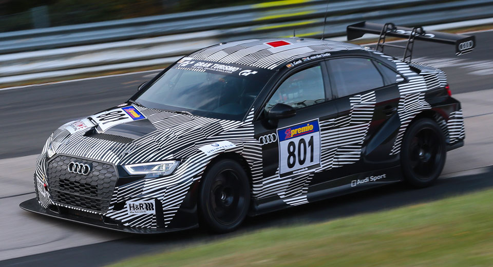  Audi RS3 LMS Wins At The Nurburgring Right Out Of The Box