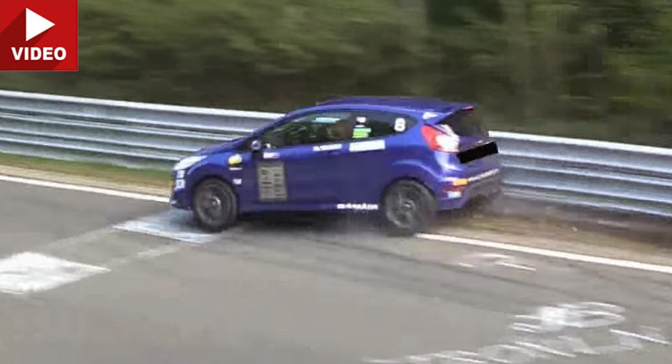  Ford Fiesta ST Suffers High-Speed Crash At The Nurburgring