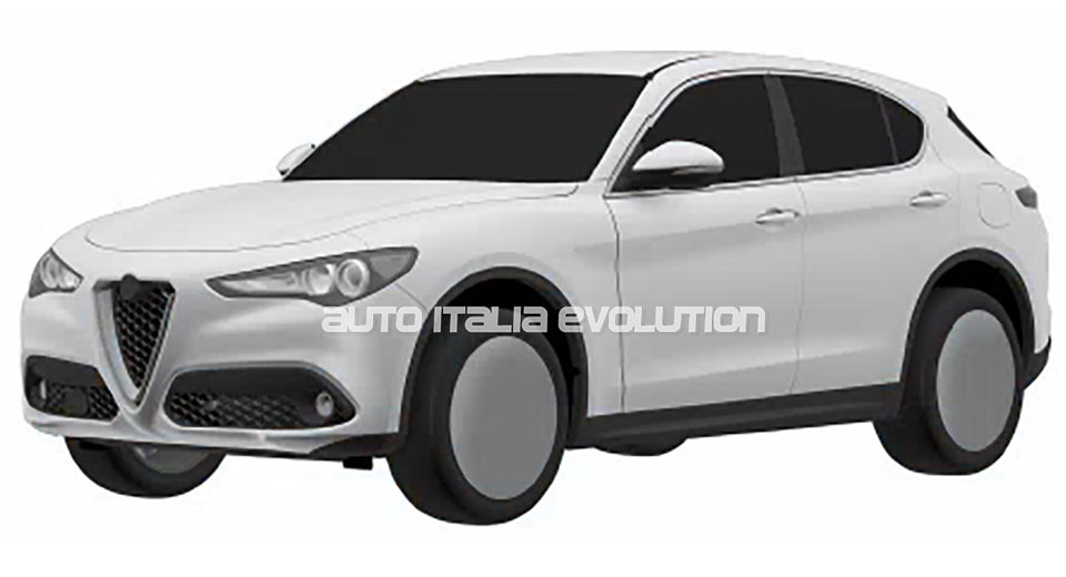  Patent Images Reveal Alfa Romeo Stelvio’s Stylish Base Model