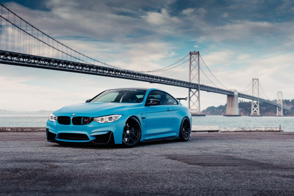 Frozen Yas Marina Blue BMW M4 Is The Ultimate Smurf | Carscoops