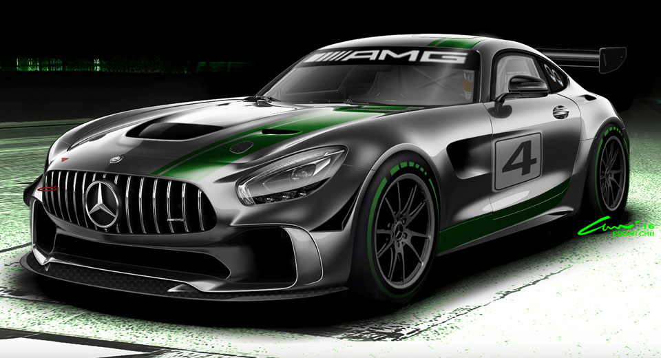  Mercedes-AMG Previews Race-Ready AMG GT4